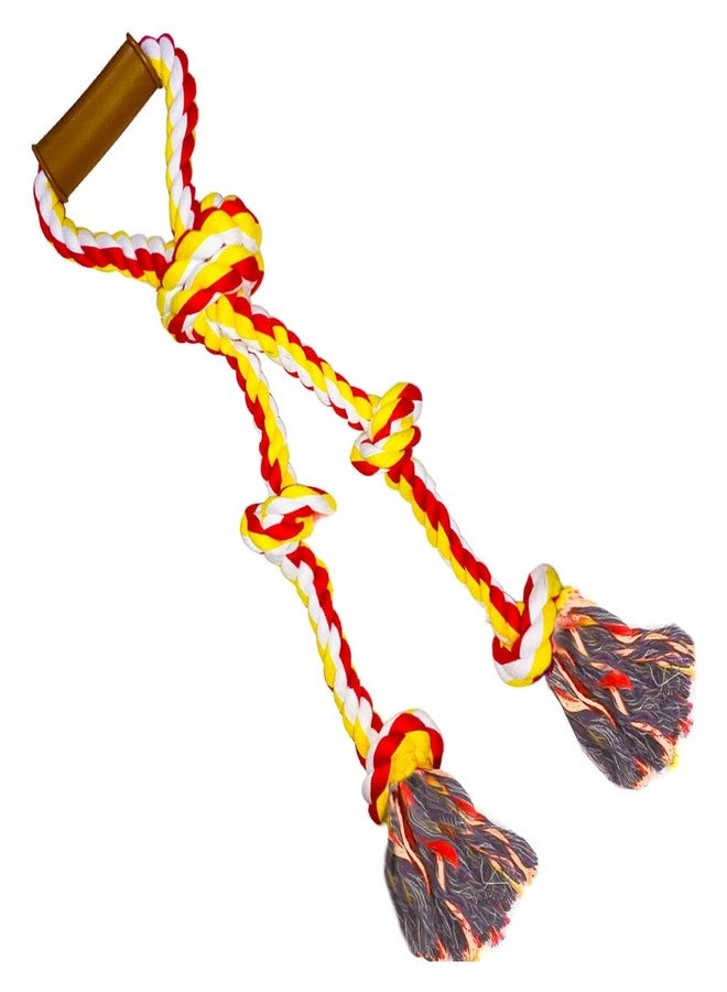 Fejapa Extra Large Dog Rope Toys for Aggressive Chewers - Tug of War, Interactive, Heavy Duty, Outdoor, Medium to Large Breed Dog Chew Rope with Handle - Image 1
